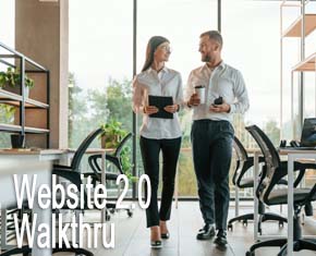 Walkthru of our website development and website 2.0